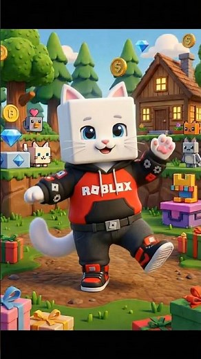 “Roblox Cat Dance 💖 | Cute & Energetic Kitty Animation 🐱✨ (Viral Roblox Short!)”