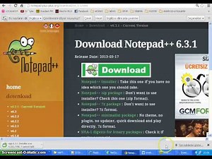001 - Notepad ++ program kurulumu ,notepad plus plus install