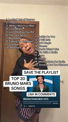 Best of Bruno Mars Playlist - What did I miss?? #playlist #brunomars #theromantictour #ijustmight