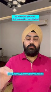 4.6K views · 99 reactions | Jio Financial Services: Jio Leasing Services Limited | Rounaq Bakshi | Facebook