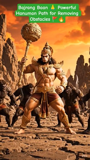 Bajrang Baan 🙏 Powerful Hanuman Path for Removing Obstacles 🚩🔥