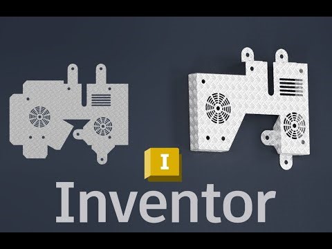 Ein einfaches Modell für Blechkonstruktionen | Autodesk Inventor 2026