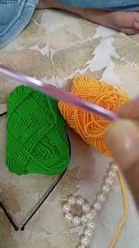 crochet beaded hairband full tutorial for beginners#diy#how