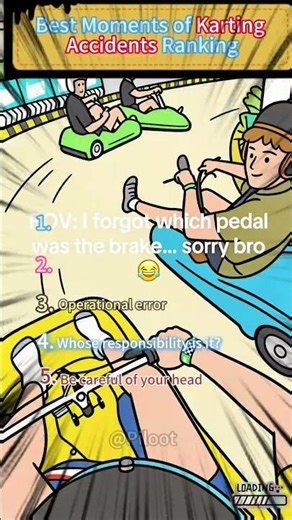 Best Moments of Karting Accidents Ranking