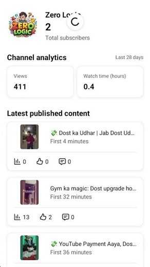 “YouTuber banne ka sapna tha… algorithm ne aukaat dikha di 😭”#shorts#youtubelife#youtubestruggle