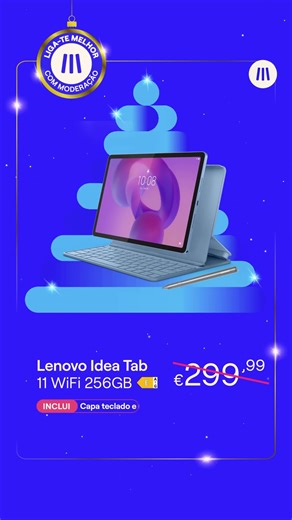 MEO | Campanha Natal 2025 | Lenovo Idea Tab