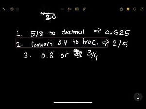Fractions & Decimals Made Easy | Step-by-Step Math Tutorial for Students
