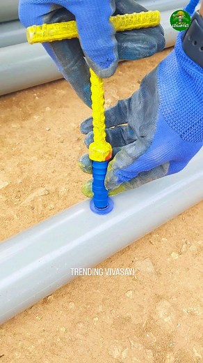 Farming Drip irrigation system installation💧 #farming #irrigation | Trending Vivasaayi