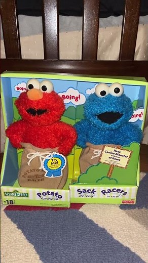 2002 Fisher Price Sesame Street Potato Sack Racers