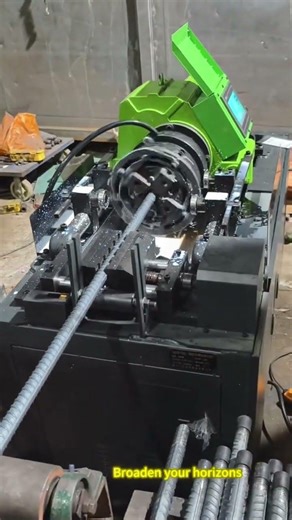 Rebar threading machine operation process #Rebar