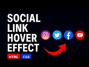 🔥 Animated Social Media Icons with HTML & CSS | Beginner Friendly Tutorial 🚀