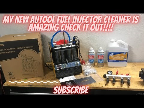 Cleaning/Flow testing injectors with my AUTOOL CT-160 Injector cleaner!