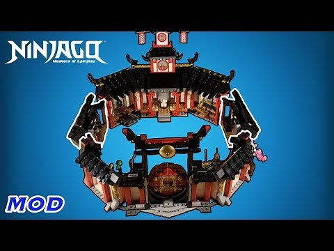 LEGO Ninjago Legacy Monastery of Spinjitzu (70670) |Wall Expansion MOD|