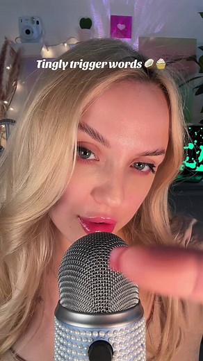 Tingly trigger words 🥥🧁 You will fall asleep 😴 What is your fav trigger word?#asmrsounds #asmrtriggerwords #asmrpersonalattention #asmrwhisper #asmrtiktoks #asmr