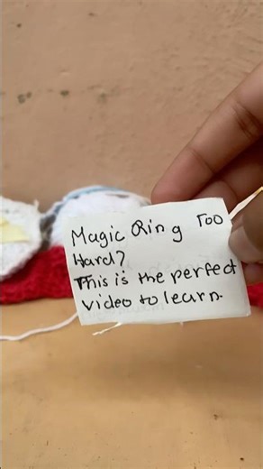 Simple magic ring tutorial for beginners!!!