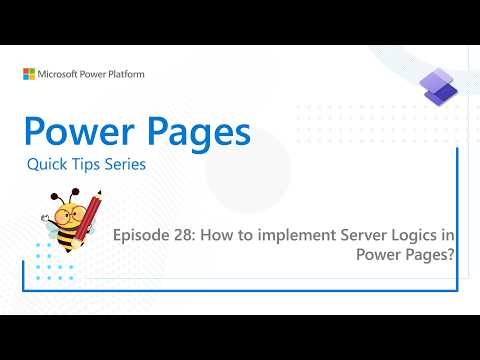 Stop Doing Everything Client‑Side! Server Logic in Power Pages Explained | Build Secure & Scalable