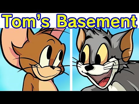 Friday Night Funkin' VS Jerry FULL WEEK | Tom's Basement Show (FNF Mod) (Creepypasta) (Tom & Jerry)