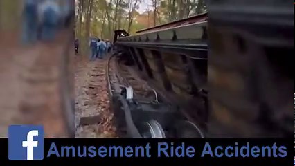 7 hospitalized in amusement park train derailment [October 27, 2022] Seven people were hospitalized after an amusement park train derailed, tipping 3 passenger compartments onto their sides on Wednesday around 6:10pm. The people transported to nearby hospitals included six guests and one staff member at Silver Dollar City amusement park in Branson, Missouri. A video taken shortly after the derailment shows several wheel assemblies separated from multiple overturned passenger compartments. The pa