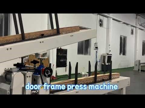How to make the door frame ?#EVA glue door panel press machine