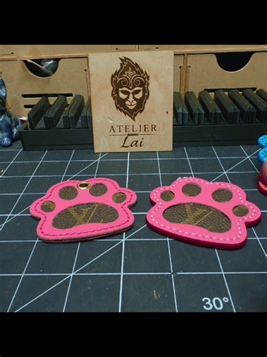 Leather work comparison with other purse charm makers