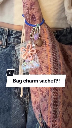 Beaded Bag Charm Sachet Tutorial