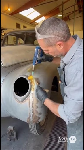 Lead repair on old fender