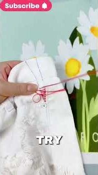 Loose Waistband? Tighten It Without Cutting. #lifehacktips #stylemistakes #fashionideas #sewinghacks