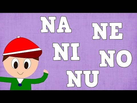 Sílabas NA NE NI NO NU - Syllable with N - Aprender a Leer y Escribir - Vídeos para niños