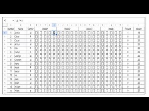 How to Create Real-Time Attendance Sheet in Google Sheets