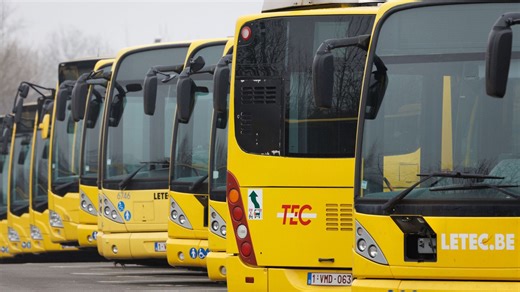 Grève des transports en commun : des actions syndicales tournantes prévues les 10 et 12 février - RTBF Actus