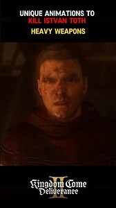 Each weapon has its own animation of killing Istvan Toth. KCD2 #kingdomcomedeliverance2 #fyp #shorts