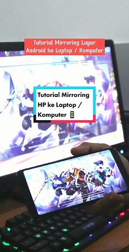 Cara Mirroring Layar HP ke Laptop atau Komputer 📱 Gampang bangett #tutorial #belajarbareng #mirroringhp #android #samasamabelajar #apowermirror #androidtips #streaming #livestreaming #facebookgaming
