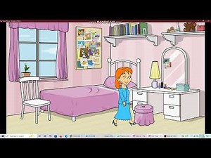 GoAnimate - Rosie Punches Caillou In The Face + Gets Grounded #goanimate #rosie #grounded