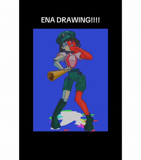 Drawing ENA from Dream BBQ - Digital Art Speed Paint