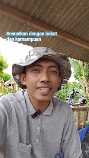 ngonten bisa lancar jika sesuai bakat dan kemampuan
