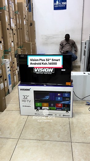 Vision plus 32” Android Tv #visionplus32inch #visionplustv #digitalcityelectronics #fyp #kenyantiktok #visionplustv