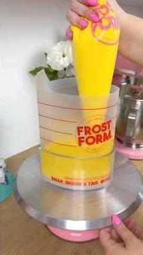 How to make a Buttercream Heart Cake from start to finish with Frost Form 🩷 frostform.com