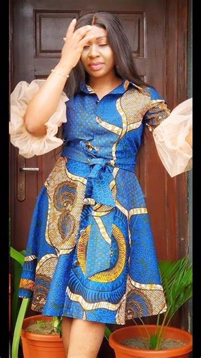 Ankara short dresses for ladies #shorts #ankara #africanfashion