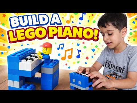 Build a LEGO Piano 🎹 | Fun & Easy LEGO Build for Kids