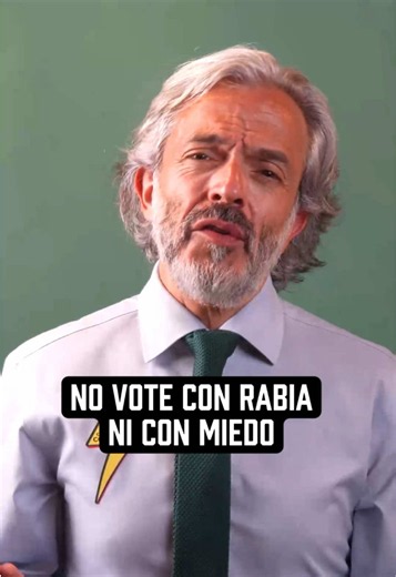 No vote con rabia. No vote con miedo. Vote con ilusión. Porque Colombia necesita menos emociones que nos dividan y más razones que nos permitan sumar y construir juntos.