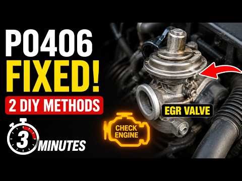 P0406 Engine Code in 5 Minutes | No Mechanic Needed