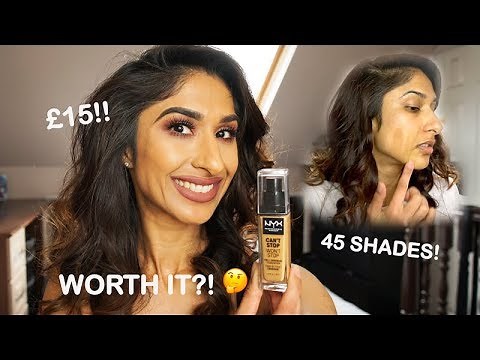 REVIEW & DEMO!! NYX - CAN'T STOP WON'T STOP FOUNDATION