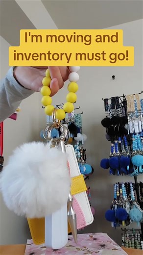 I'm moving and inventory must go! This yellow wave safety keychain has also been included in the crazy clearance streak I went on 😂 All clearance keychains are less than $20. #safetykeychains #selfdefensekeychain #safetyfirst #shippingorders #smallbusinessowner