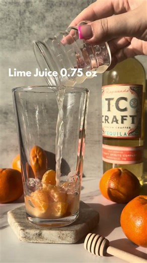 Your new favorite margarita? Our Hot Honey Mandarin with TC CRAFT Reposado 🔥