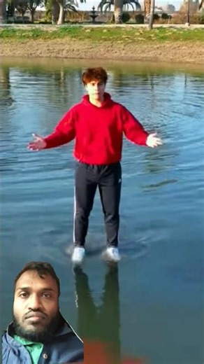 Walking on Water Prank — People’s HILARIOUS Reactions! #Shorts