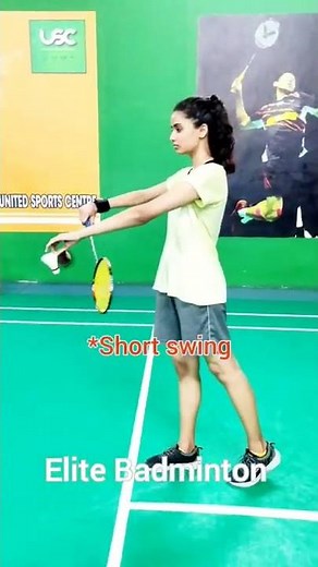 Badminton Back hand service tip 🏸