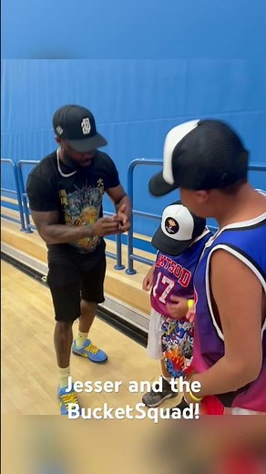 The BucketSquad AAU team and meeting Jesser was the best day EVER!!!