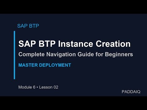 SAP BTP Service Instance Creation: Complete Navigation Guide for Beginners
