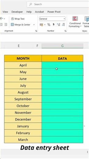 Excel Auto Update Between Sheets ⚡ Smart Data Entry System #Shorts