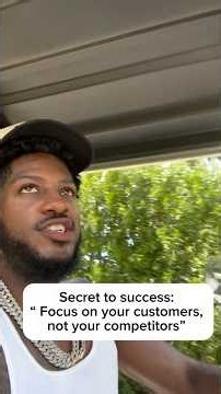 Secret to success:"Focus on your customers, not your competitors"